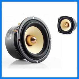 자동차 파워 트위터, HIFI 풀 레인지 스피커, 베이스 확성기, 노란색 종이 콘, 10-25W, 4/8 ohms, 자석 포