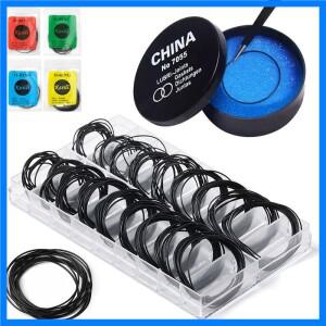 시계 수리 도구 1 상자 케이스 고무 방수 O-링 내유성 바닥 커버 가스켓 0.5/0.6mm 씰