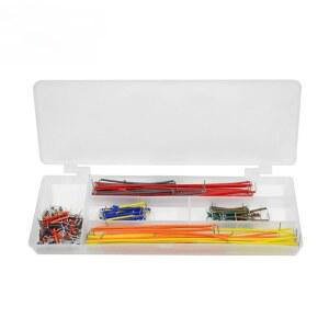 140 350 560 840PCS DIY PCB 키트 솔더리스 모양 타이핑 프로토 보드 브레드 케이블 회로 점퍼 와이어