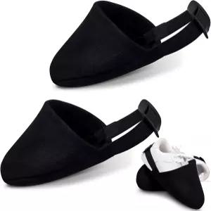 잔마이 볼링화 슬라이드 2팩/1쌍 조절 가능한 밑창 커버 양말 탄력 밴드 핏 대부분의 액세서리 볼 댄싱 L