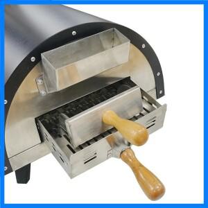 야외용 스테인리스 스틸 장작 숯불 바베큐 피자 오븐 접이식 금속 고기 펠릿 포함 도매