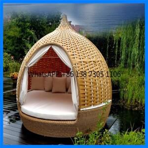 야외 발코니, 침대, 정원 라탄, 새 둥지 모양의 걸이형 바구니 호텔 B&B, 휴가용 소파, 안뜰 리클라이너