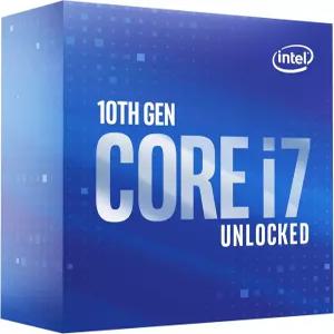 인텔 코어 i7-10700K 데스크톱 프로세서 8코어 최대 5.1GHz 잠금 해제 LGA1200(인텔 400 시리즈 칩셋)