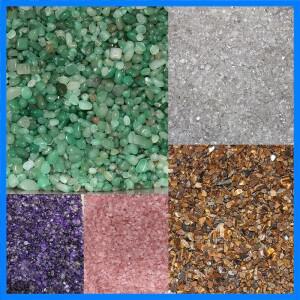 1팩 100g 천연 크리스탈 분쇄 된 돌 자수정 에너지 부처님 장식품, 물고기 탱크 및 꽃 냄비