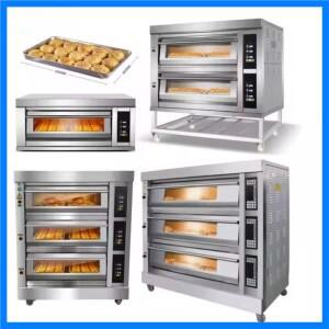 맞춤형 산업용 제빵 전기 및 가스 데크 오븐 피자 가게용 실용적