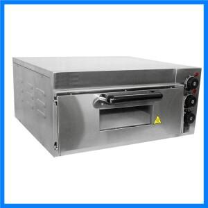 상업용 피자 오븐 싱글 데크 스테인레스 스틸 전기 조리대, 다목적 및 스낵 2000W