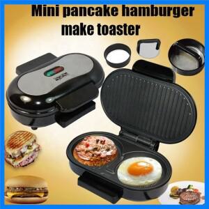 미니 에그 프라이어 3 in 1 전기 그릴 스테이크 버거 아침 샌드위치 기계