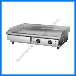플레이트 테판야키 플랫 그릴 전기 카운터탑 스테인리스 스틸 상업용