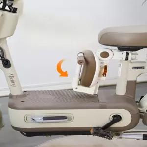 전기자전거 어린이안장 유아안장 접이식 의자 브라운 오토폴딩 초경량