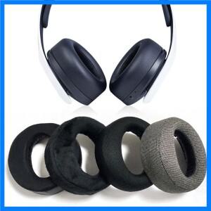 교체용 이어 패드 컵, 메모리 폼 쿠션, 소니 플레이스테이션 5 펄스 3D PS5 무선 헤드폰