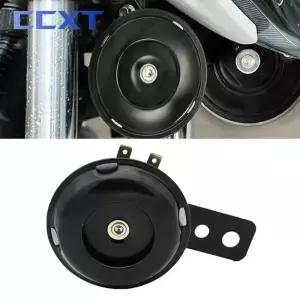 범용 오토바이 스쿠터 자전거 ATV 경적 12V 1.5A 105dB 방수 원형 고음 스피커 (혼다 KTM 야마하 가와사키