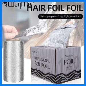 1롤 WANMEI 전문가용 헤어 컬러링 알루미늄 포일 미용 펌 하이라이트 탈색 이발 스타일링 도구 살롱