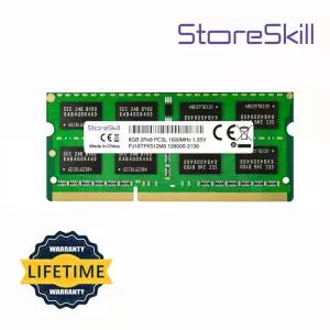 StoreSkill 메모리 DDR3L 노트북 4GB 8GB 10600 1333 12800 1600 DDR3 Ram SODIMM Memoria