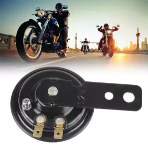 오토바이용 신호 12V 경적 1.5A 105db 범용 오토바이 전기 키트 방수 원형 큰 소리 스피커