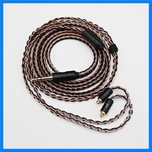 IE900 이어폰 교체 업데이트 케이블 SE215 SE535에 맞는 8 가닥 무산소 구리 금도금 헤드폰