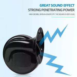 300DB 510HZ 오토바이 경적 달팽이 스타일 스피커 12v Supersound 보트 기차 신호 압축기 범용 방수