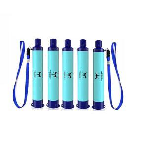 레벨 전술 정수 필터 빨대 - 안전한 음용을 위한 휴대용 시스템, 야외 활동, 비상 상황, 여행, 캠핑, 생존, 하이킹, 배낭여행