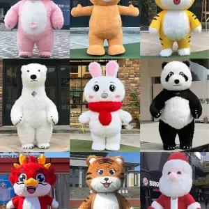 산타 할아버지 인형탈 코스튬 인형 복장 크리스마스