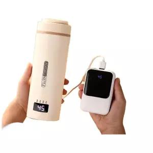 전기 텀블러 가열 차량용 사무실용 끓이는 등산용 충전식