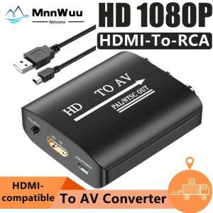 1080P HDMI-AVRCA 변환기 PALNTSC 지원 apple 호환 TV Roku Fire Stick 블루레이 DVD 플레이어 구형 프로젝