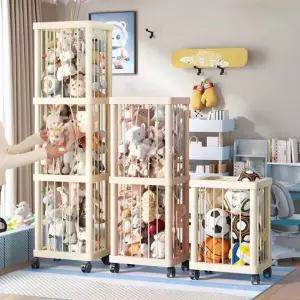 그물 투명 대형 장난감정리 인형 정리함 바구니 다용도 수납