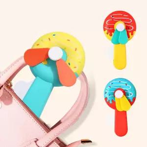 (큰손할인) 도넛손풍기 시원한 부채 바람 미니 수동 BJm3+8dma