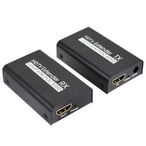 HDMI 호환 확장기 지원 POC EDID용 RJ45 Cat5e Cat6 케이블 송신기 및 수신기로 60M 1080P60Hz