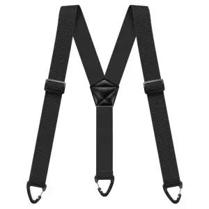 남성용 히든 서스펜더 헤비 듀티 작업복용 언더 Y 백 1.5인치 3개의 스냅 루프 포함