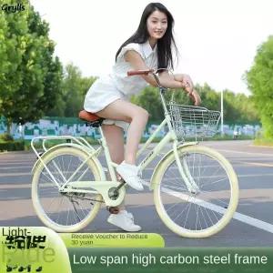 Grylls 여성용 빈티지 통근 자전거 성인 이동성 학생 핫 뉴 24 인치 26