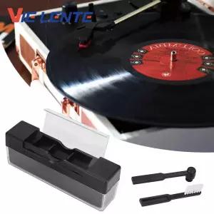 1 세트 정전기 방지 비닐 레코드 클리너 축음기 턴테이블 용 먼지 제거제 브러시 LP 청소 키트