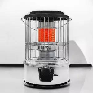 캠핑 백등유 기름난로 야외 원통형 석유히터 레드 팬히터 절약난방기구 장히터 실내 겨울나기