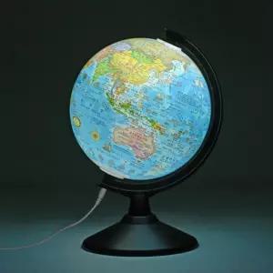 18cm 블루 조명 지구본무드등 인테리어 교육용 학생 서재