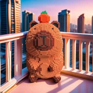 귀여운 조립 나노블럭 쥬토피아 해리 성인용 트리 흩어져 미니룩 블록