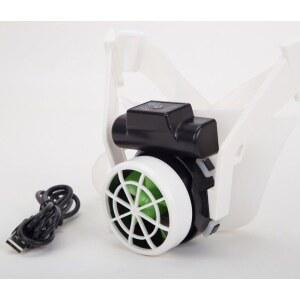 선풍기 쿨러 부착형 부착식 시원한 경량 초경량 송풍기 화이트