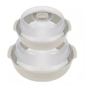 중형 만두 용기 소형 전자레인지 계란찜기 라면 세트 kVD7+7Kdw