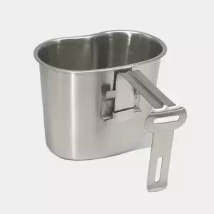 알루미늄 군용수통 등산 손잡이컵 스트랩 물컵 군대 냄비 캠핑용 반합