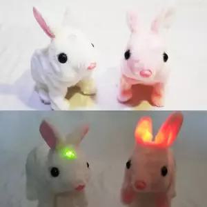 불빛 LED 움직이는 토끼인형 동물인형 레빗 장난감 동물로봇 작동완구 애완동물 추억의장난감 완구