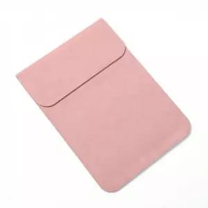 가죽 슬리브 세로형 노트북 핑크 파우치 13.3형