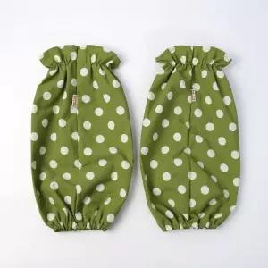 오염방지 라이트그린 땡땡이 팔토시 공방토시 미용실