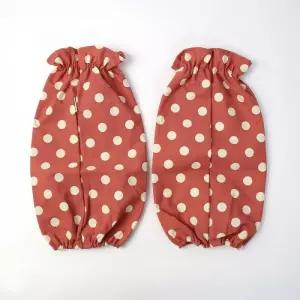 오염방지 빈티지브릭 땡땡이 팔토시 애견미용팔토시