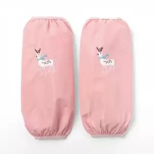 핑크 사슴 오염방지 방수 팔토시 6세트 작업용 미용사