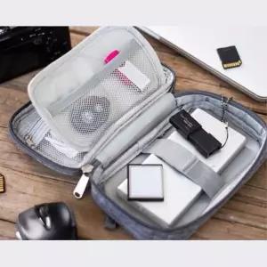 SD카드 케이블선 보조배터리 방수 파우치 미니 가방 케이블파우치