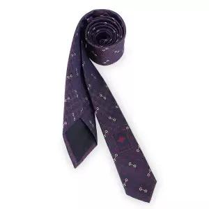 [구찌] 남성 GG 자카드 로고 실크 넥타이(네이비/레드) 744379 4E217 4174
