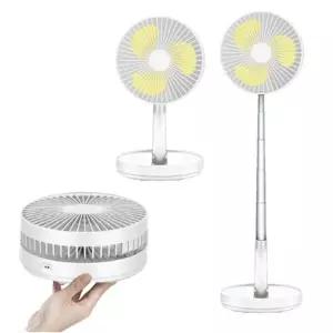 선풍기 캠핑 탁상용 접이식 USB선풍기 폴딩 5단높이조절 무선선풍기 미니 블랙컬러 휴대용