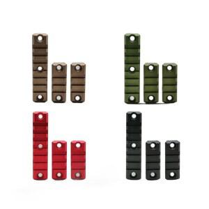 피카티니 레일 마운트 에어소프트 블랙 슬롯 용 옵틱 루프 레일과 서바이벌 SMR/