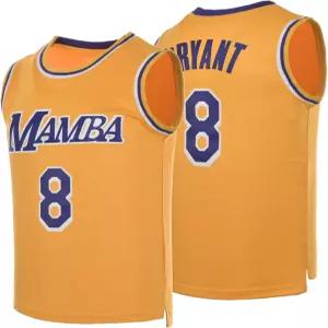 남성 스포츠 스웨트셔츠 8/24 클래식 농구 유니폼 전설 자수 볼 저지 S-XXL 헌정