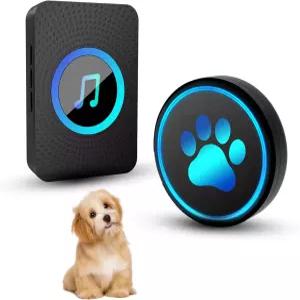 배변 훈련을 위한 요이일리피 반려견 초인종 외출 시 스마트 무선 1000피트 길이 IP65 방수 초경량 터치