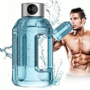 호환 최고의 수소수 생성기 이온화기 1.5L 알칼리 수소수 병 스테인리스 스틸 USB 전원 휴대용 야외용