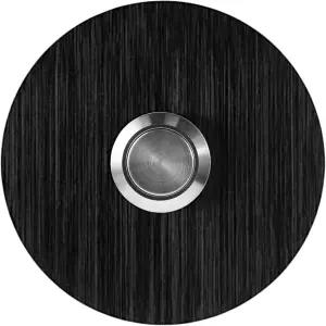 MSH 모던 스테인리스 하드웨어 C1 블랙 초인종 양극 산화 알루미늄 2.36인치 원형 x 5/32인치(4mm 두께)의