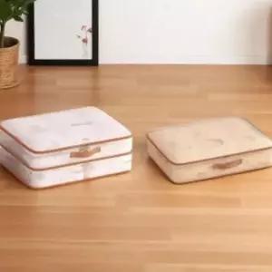 여행용 지퍼 압축 팩 이불 의류 압축 팩 공간활용 옷장